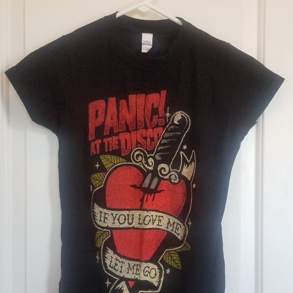 Panic! At The Disco This Is Gospel Band Tee Black S NWOT Emo
